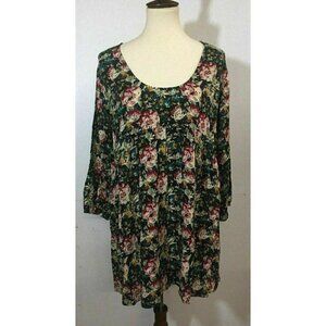 Knot Sisters Echo Park Flawless Floral Dress Multi Color Size Small NG33